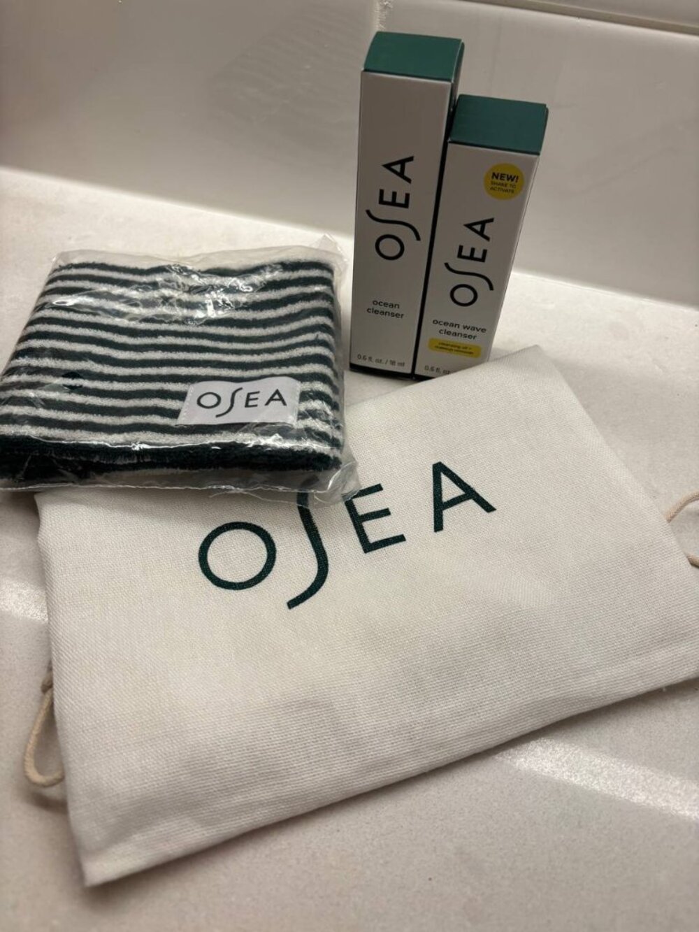 New Osea Travel Ocean Wave Cleanser & Travel Ocean Cleanser, Spa headband